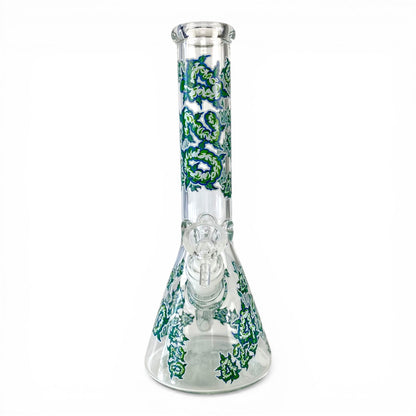 Glow in Dark 420 Beaker Bong 25cm - The Bong Baron