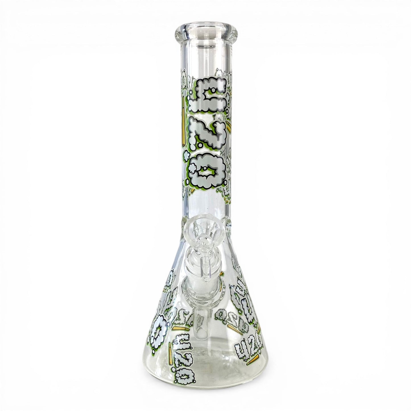 Glow in Dark 420 Beaker Bong 25cm - The Bong Baron