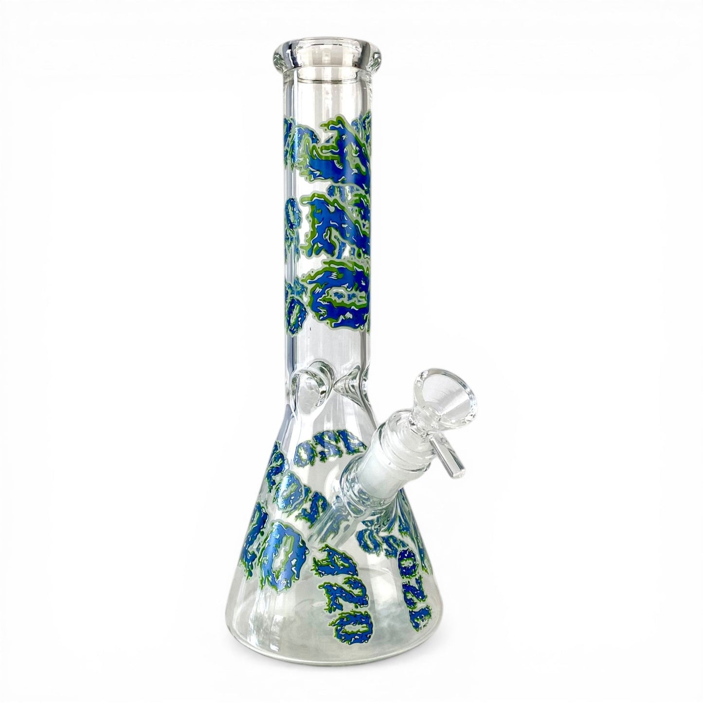 Glow in Dark 420 Beaker Bong 25cm - The Bong Baron