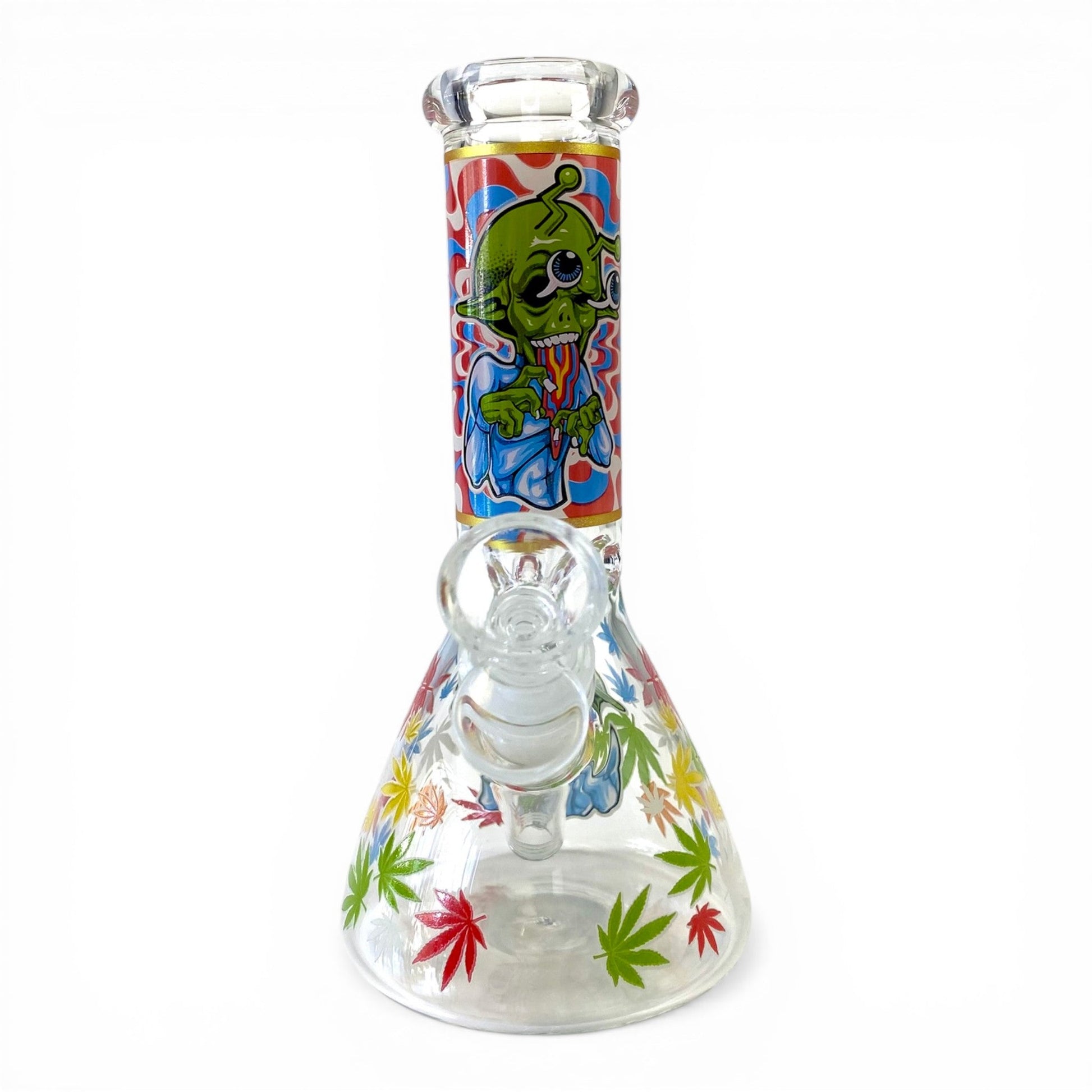 Glow in Dark Alien Beaker Bong 20cm - The Bong Baron