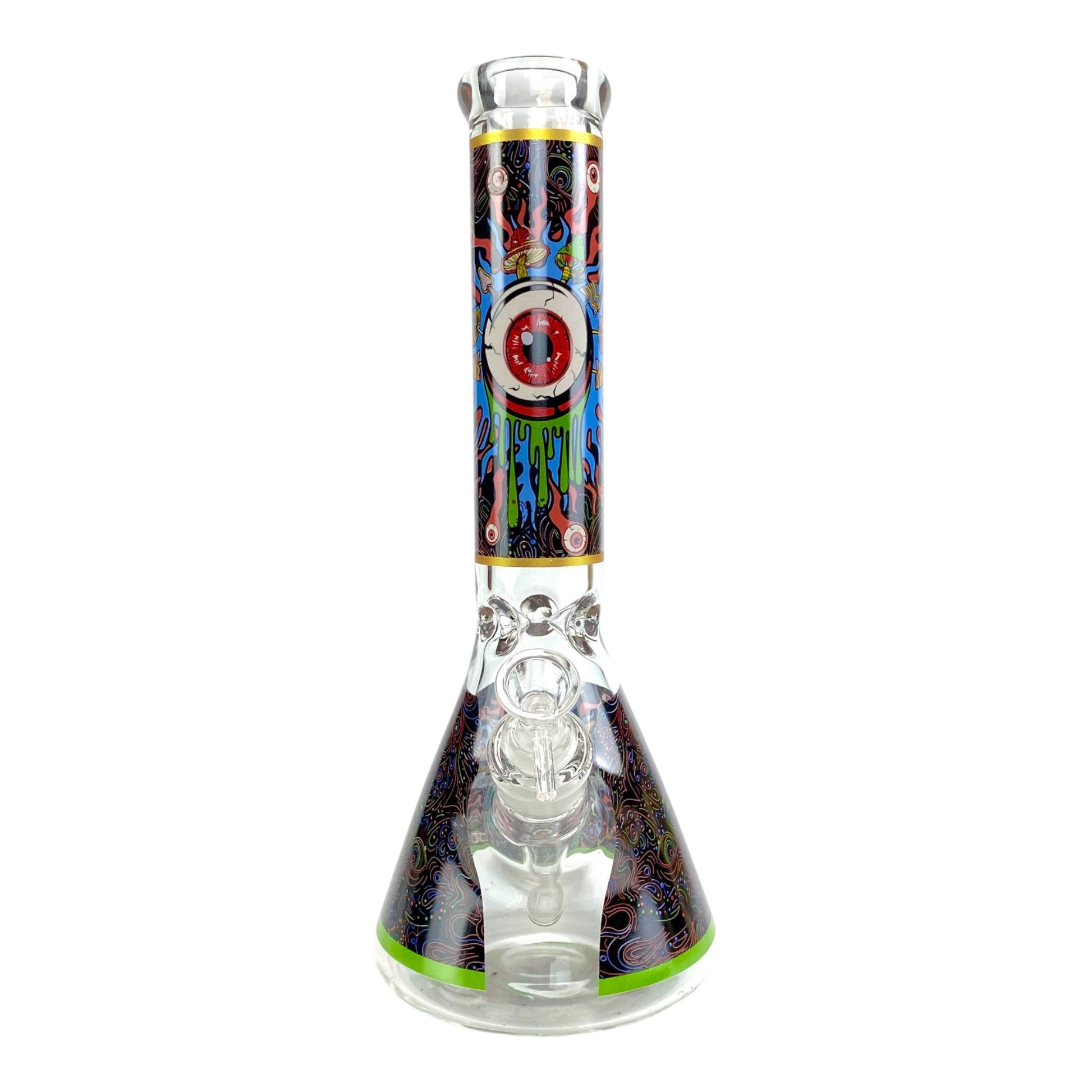 Glow in Dark Eye Beaker Bong 35cm - The Bong Baron