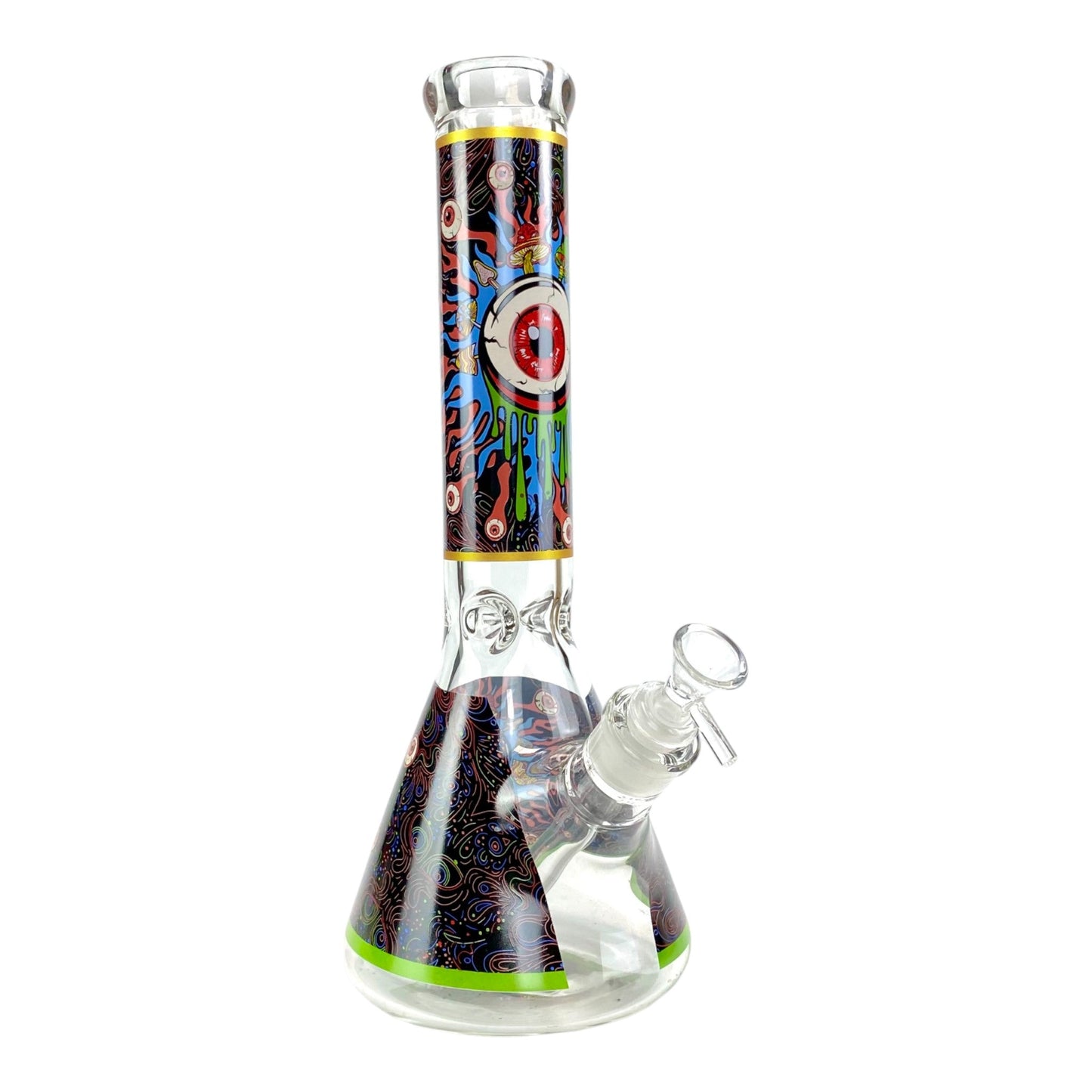 Glow in Dark Eye Beaker Bong 35cm - The Bong Baron