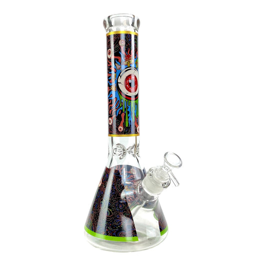 Glow in Dark Eye Beaker Bong 35cm - The Bong Baron