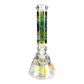 Glow in the Dark 7mm Alien Beaker Bong 35cm - The Bong Baron
