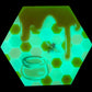 Glow in the Dark Honeycomb Bong and Dab Mat 14cm - The Bong Baron
