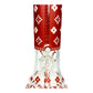 Glow in the Dark Louis Vuitton Beaker Bong 35cm Red - The Bong Baron