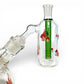 Glow in the Dark Red Mushroom Ash Catcher 14mm 45° - The Bong Baron