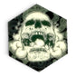 Glow in the Dark Smoking Skull Bong and Dab Mat 14cm - The Bong Baron