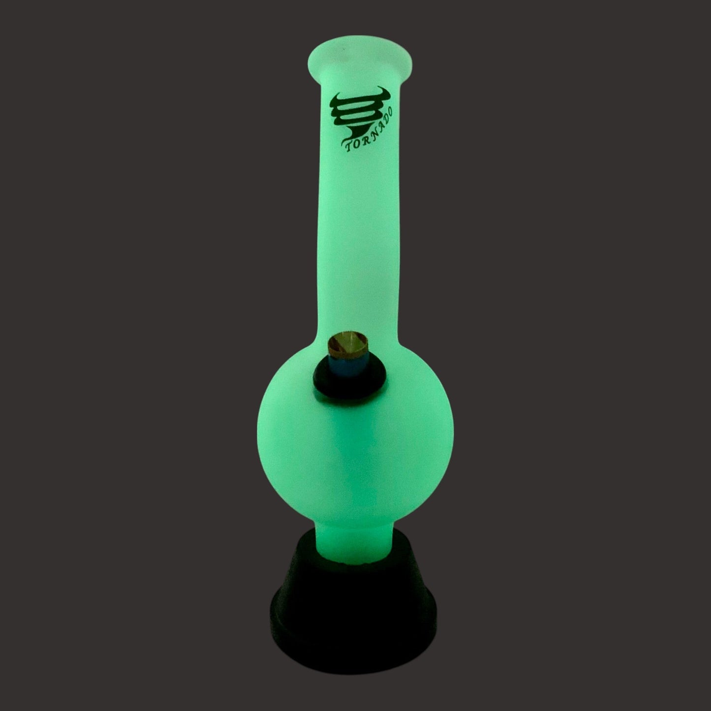 Glow in the Dark Tornado Bubble Bong 25cm - The Bong Baron
