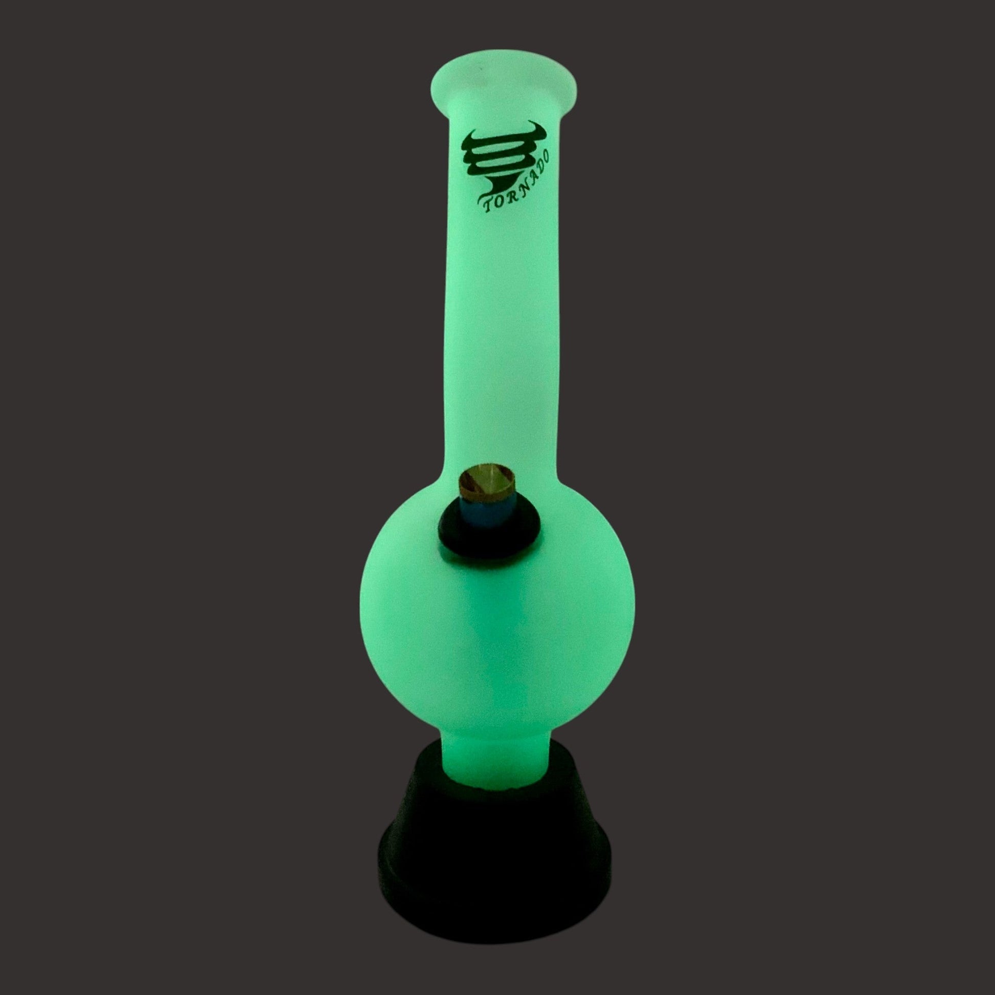 Glow in the Dark Tornado Bubble Bong 25cm - The Bong Baron