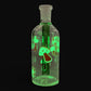 Glow in the Dark Yellow Mushroom Ash Catcher 14mm 45 Degree - The Bong Baron