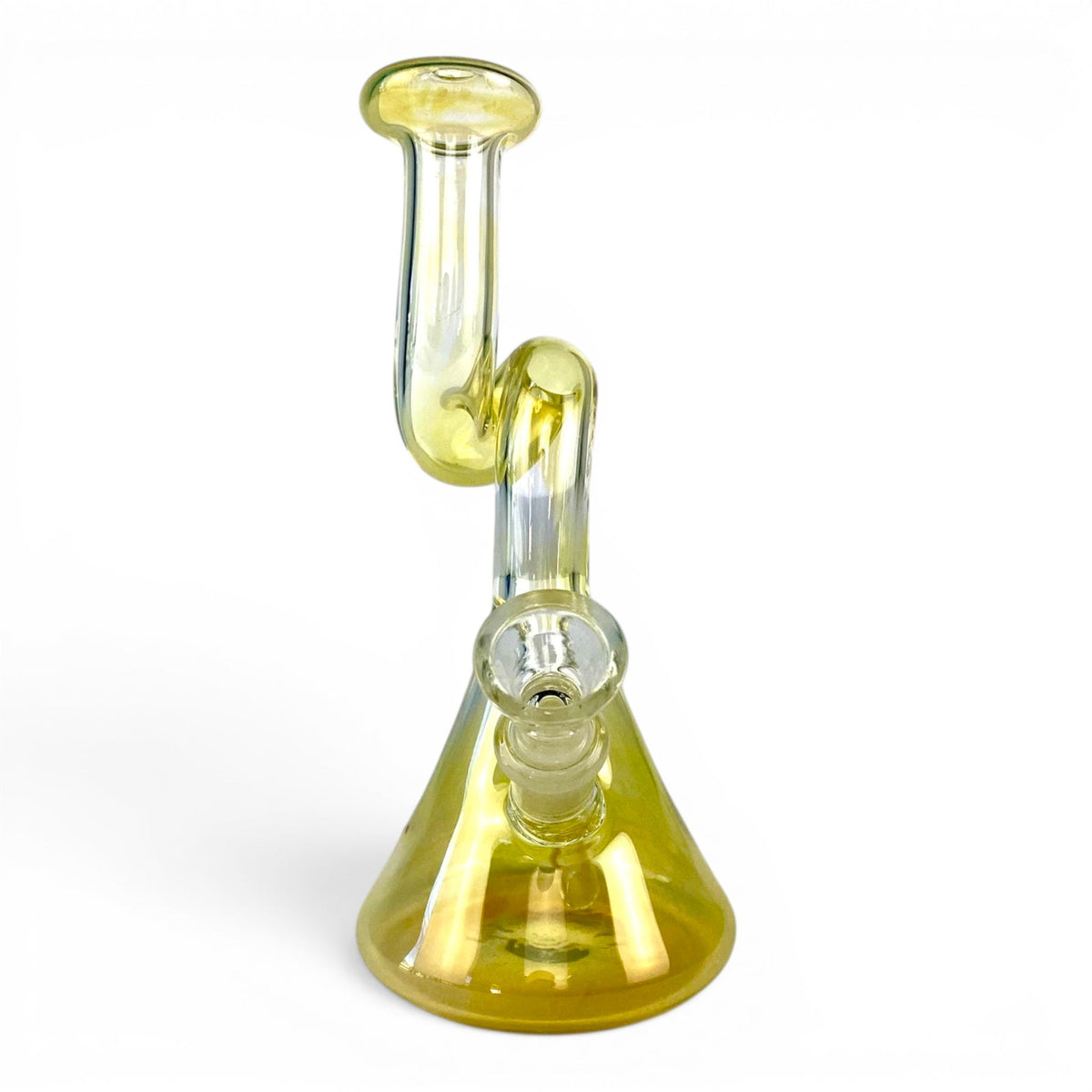 Gold Fumed Bell Bong 20cm - The Bong Baron