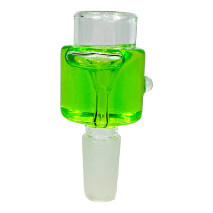 Gylcerine Cooled Glass Cone Piece 14mm - The Bong Baron
