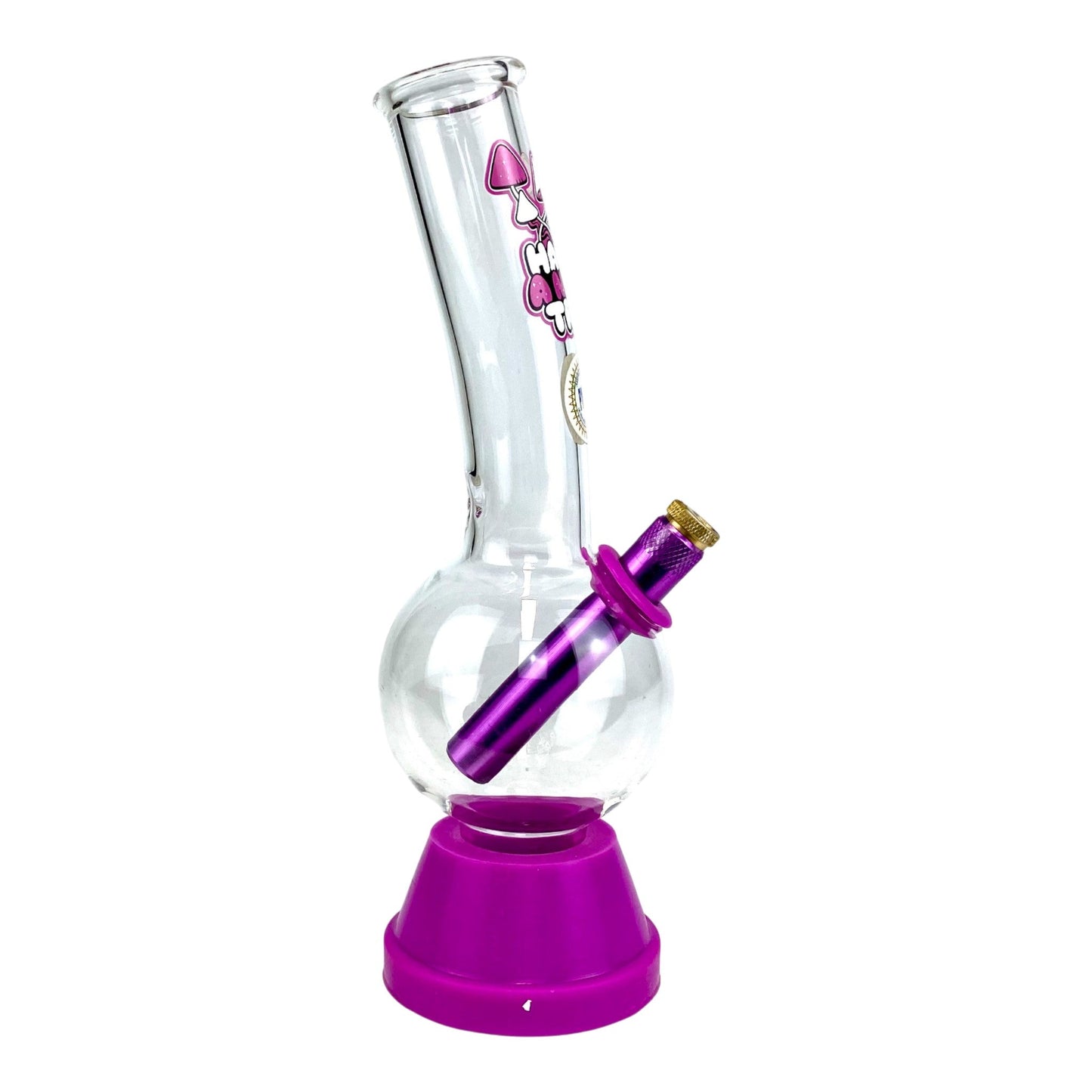 Have a Nice Trip Bubble Bong 25cm Purple - The Bong Baron