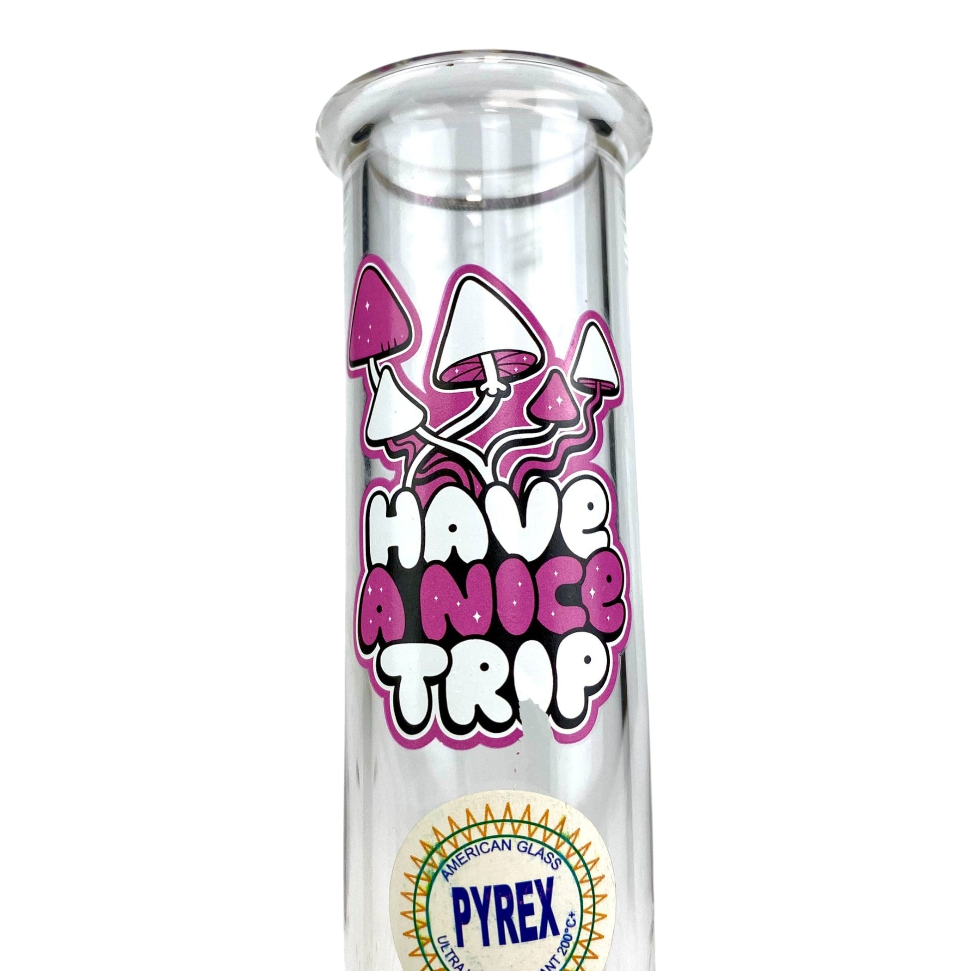 Have a Nice Trip Bubble Bong 25cm Purple - The Bong Baron