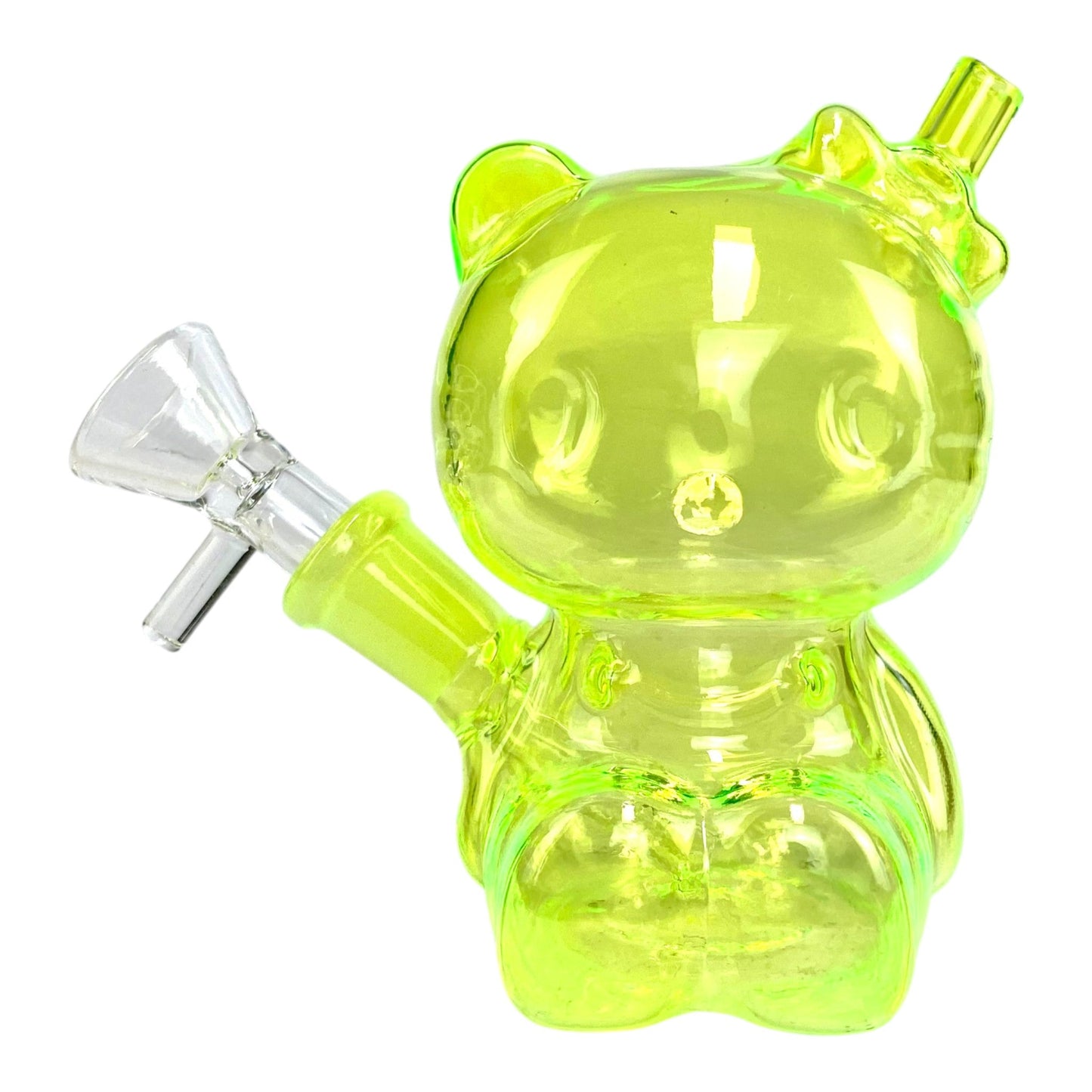 Hello Kitty Mini Bong 11cm Green - The Bong Baron