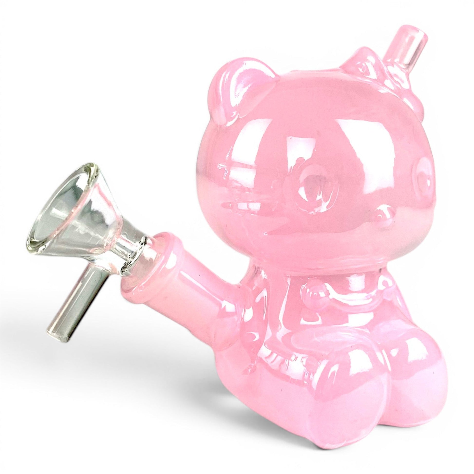 Hello Kitty Mini Bong Milky Pink 11cm - The Bong Baron