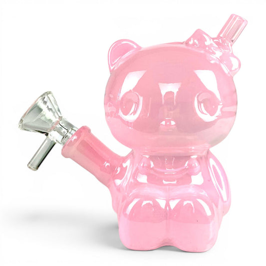 Hello Kitty Mini Bong Milky Pink 11cm - The Bong Baron