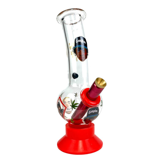 Hip Hop Legends Glass Bubble Bong 20cm - The Bong Baron
