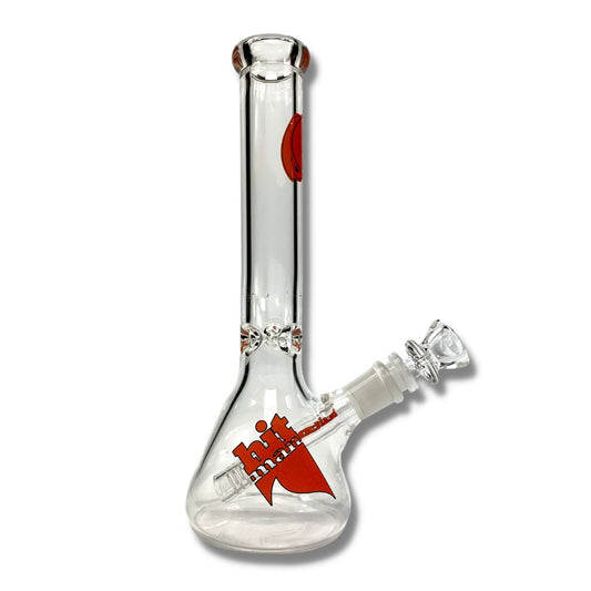 Hitman Glass Basic Beaker 25cm Red - The Bong Baron