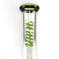 Hittn 9mm Thick Straight Tube Bong 35cm Green - The Bong Baron