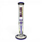 Hittn 9mm Thick Straight Tube Bong 35cm Purple - The Bong Baron
