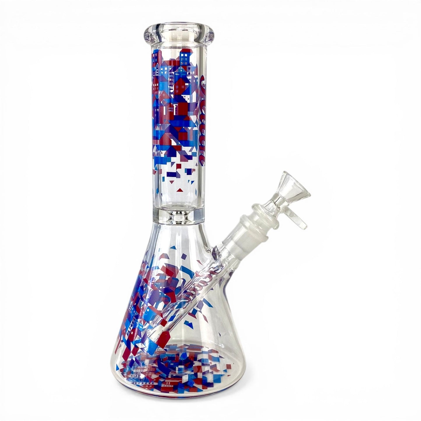 Hittn Glitch Beaker Bong 25cm - The Bong Baron