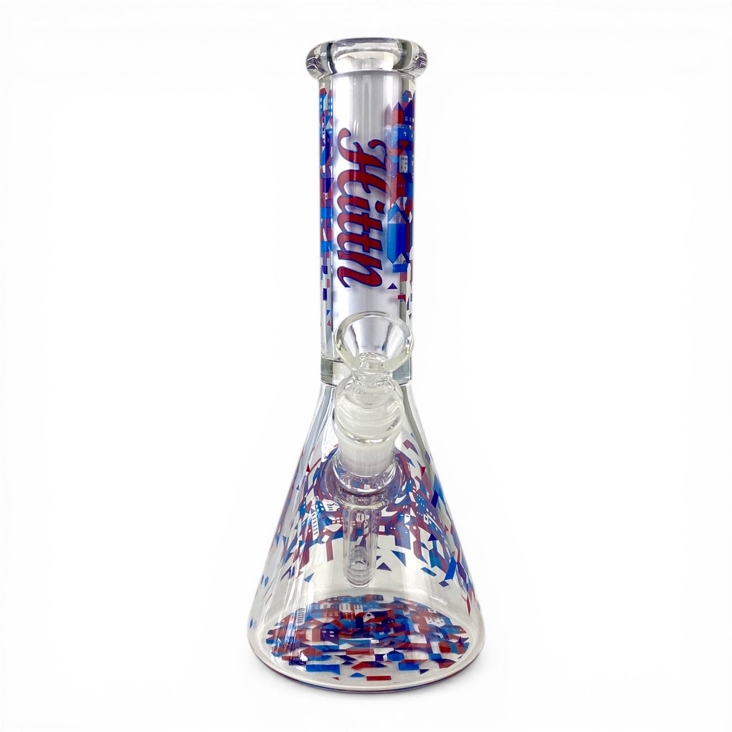 Hittn Glitch Beaker Bong 25cm - The Bong Baron