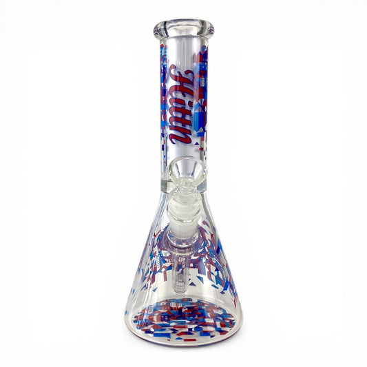 Hittn Glitch Beaker Bong 25cm - The Bong Baron