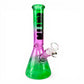 Hittn Green Fade Beaker Bong 25cm - The Bong Baron