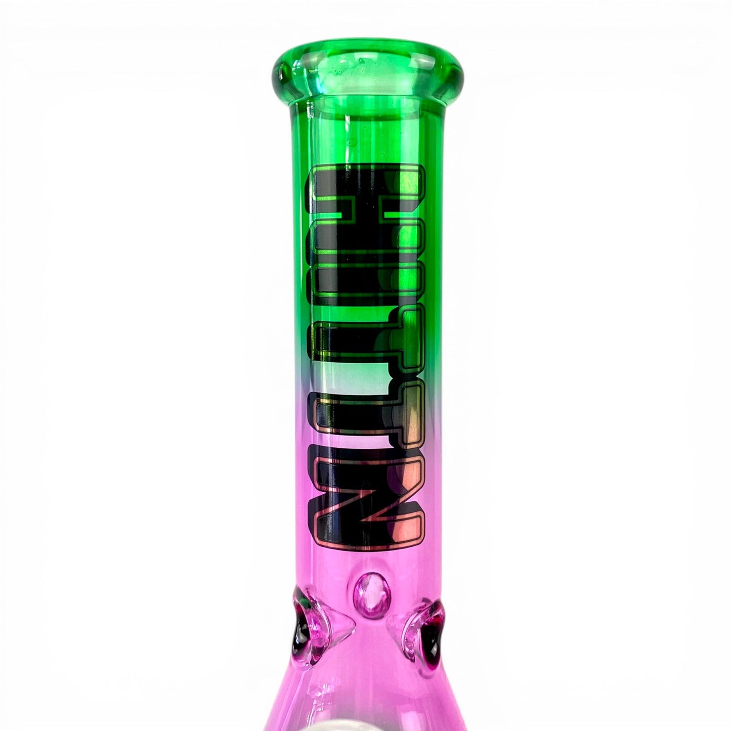 Hittn Green Fade Beaker Bong 25cm - The Bong Baron