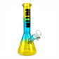 Hittn Yellow Fade Beaker Bong 25cm - The Bong Baron