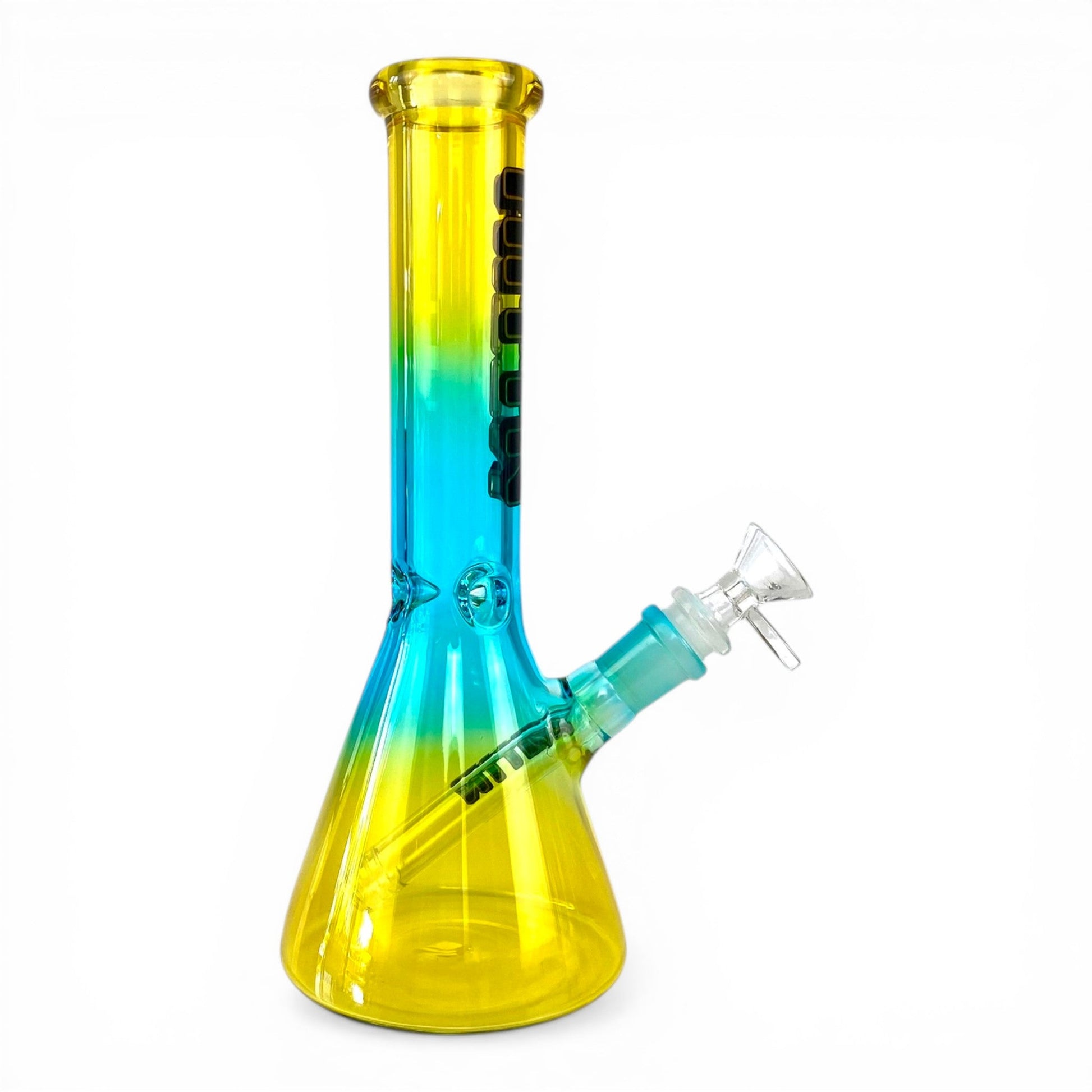 Hittn Yellow Fade Beaker Bong 25cm - The Bong Baron