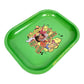 Honeypuff Magnetic Lid Rolling Tray - Music and Smoke - 18 x 14cm Green - The Bong Baron