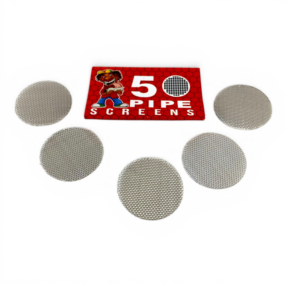 Honeypuff Stainless Steel Pipe Screens 20mm- 200pcs - The Bong Baron