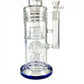 Hydra Dual Shower Perc Bong 43cm Blue - The Bong Baron