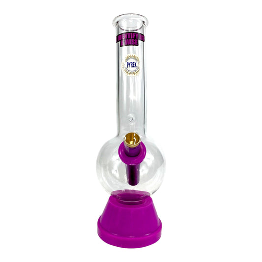 I Identify As A Vase Bubble Bong 25cm Purple - The Bong Baron