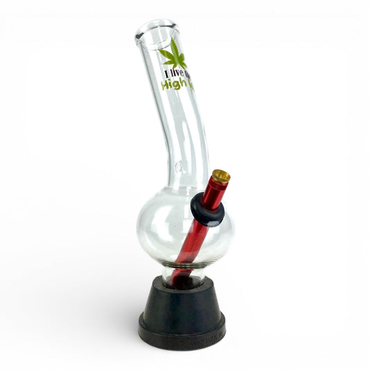 I Live the High Life Bonza Bong 30cm - The Bong Baron