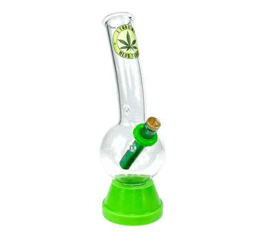 I Took My Meds Today Bubble Bong 25cm Green - The Bong Baron