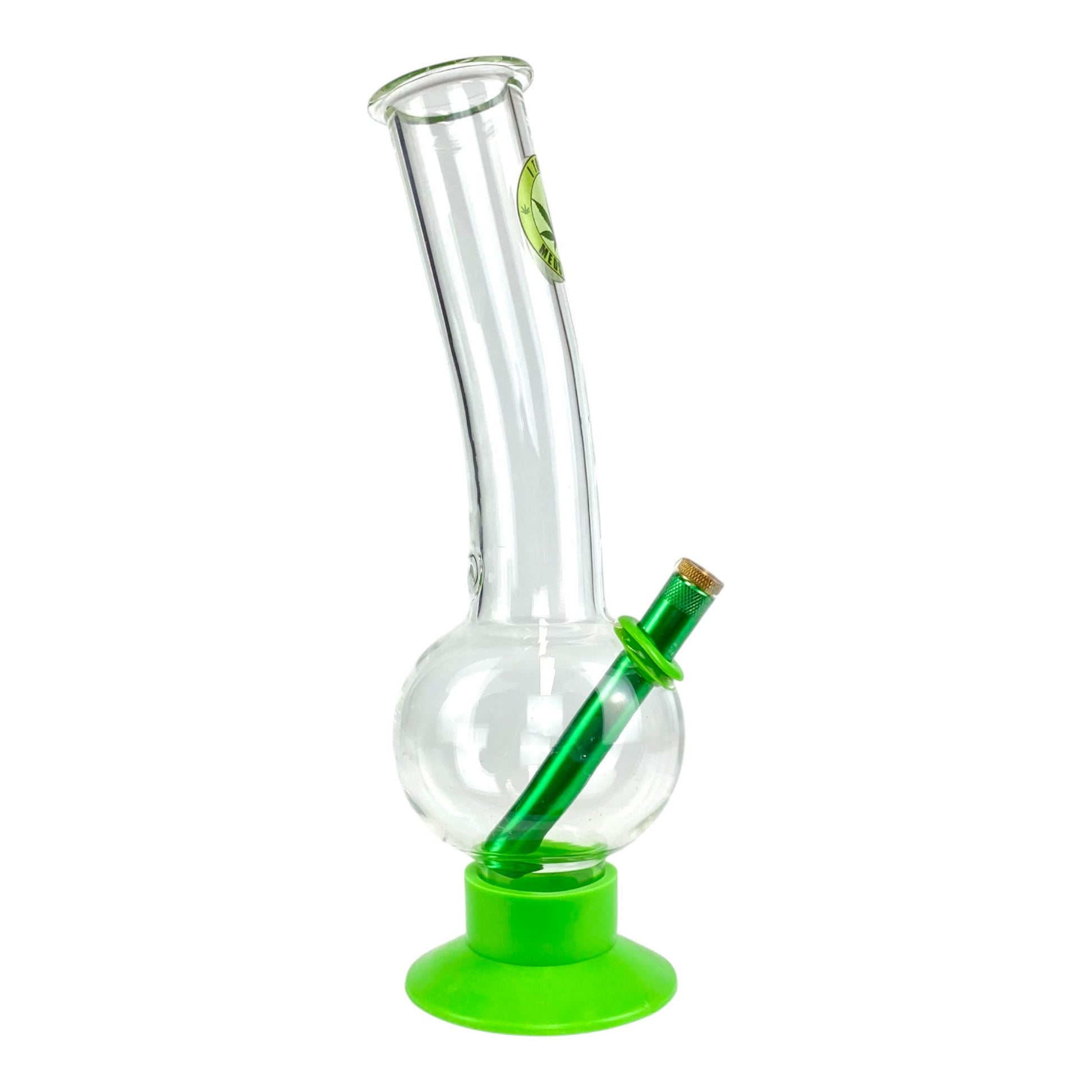 I Took My Meds Today Bubble Bong 30cm Green - The Bong Baron