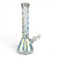 Iridescent Twisted Glass Beaker 35cm - The Bong Baron