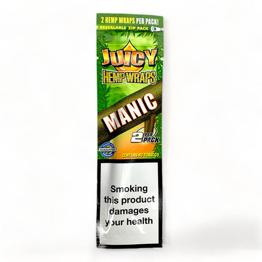 Juicy Jay Hemp Wraps Manic 2pk - The Bong Baron