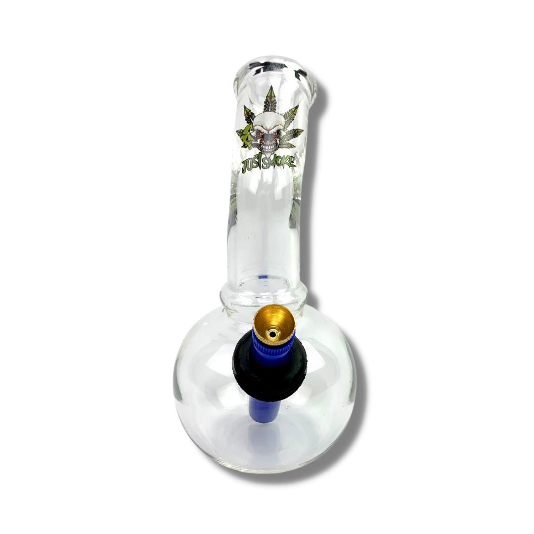 Just Smoke Glass Bonza Bong 18cm - The Bong Baron