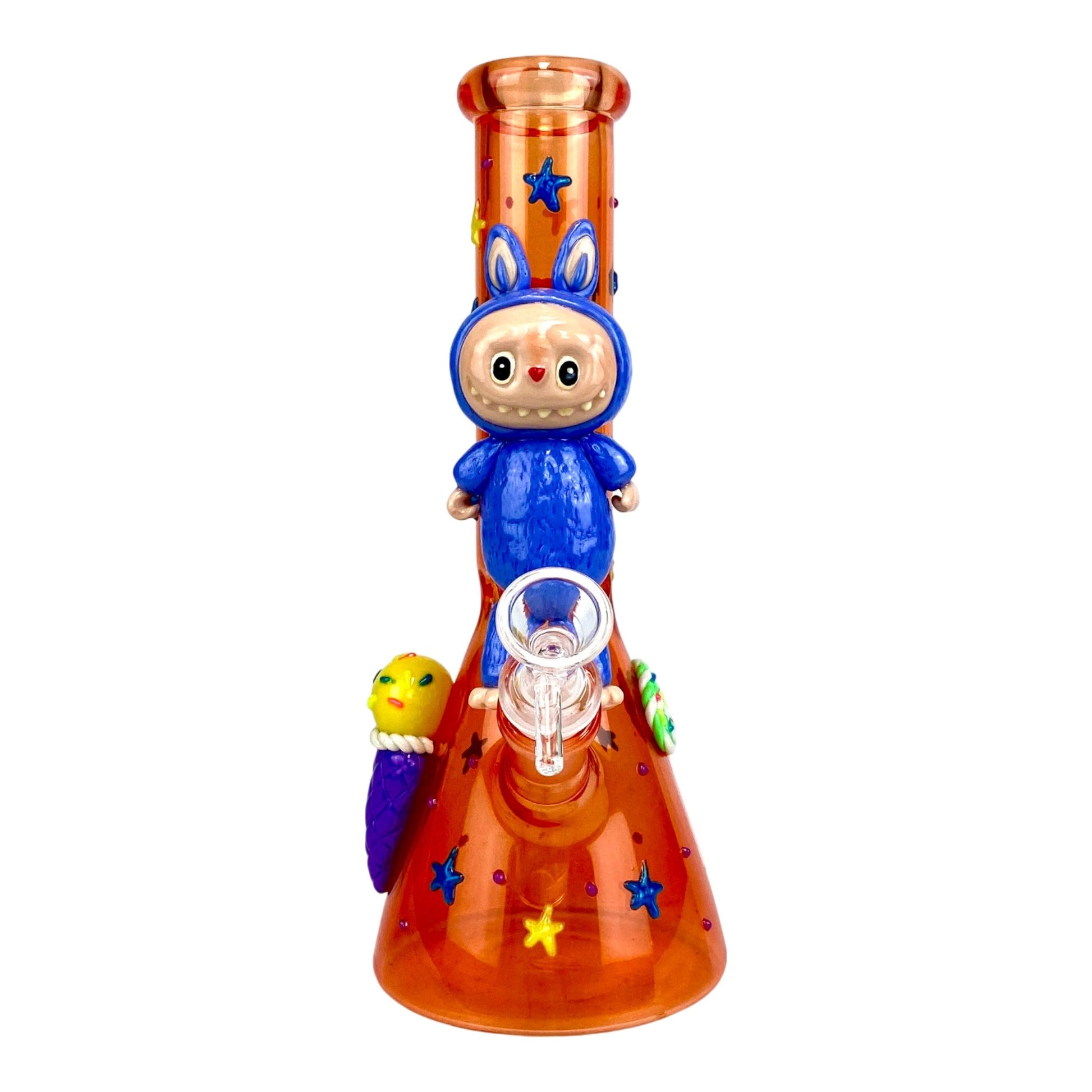 Labubu 3D Beaker Bong 25cm Red - The Bong Baron