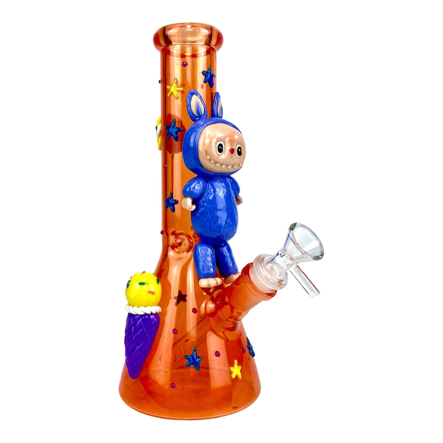 Labubu 3D Beaker Bong 25cm Red - The Bong Baron