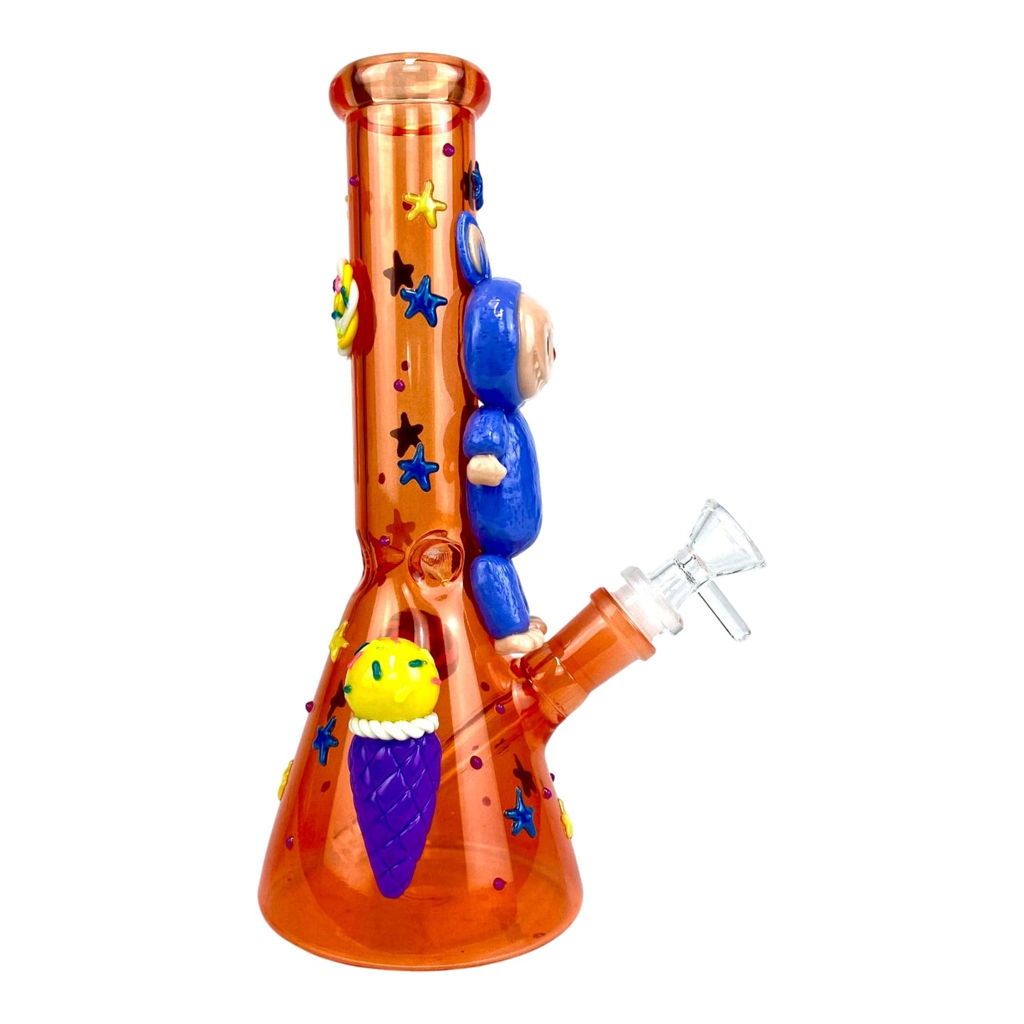 Labubu 3D Beaker Bong 25cm Red - The Bong Baron