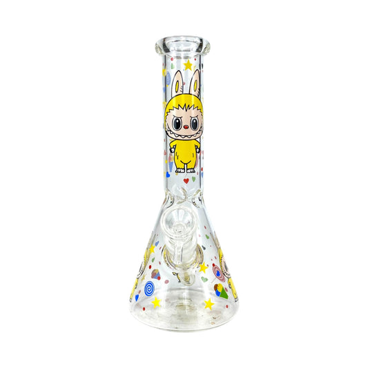 Labubu Glass Beaker Bong 25cm - The Bong Baron