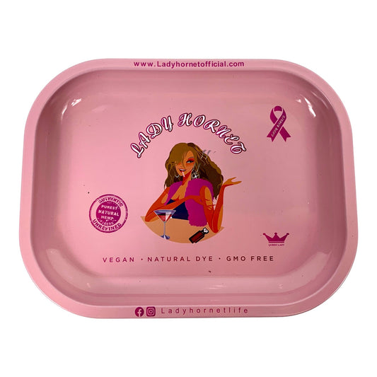 Lady Hornet Rolling Tray 18 x 14cm - The Bong Baron