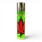 Large Clipper Cannabis Leaf Lighter - The Bong Baron