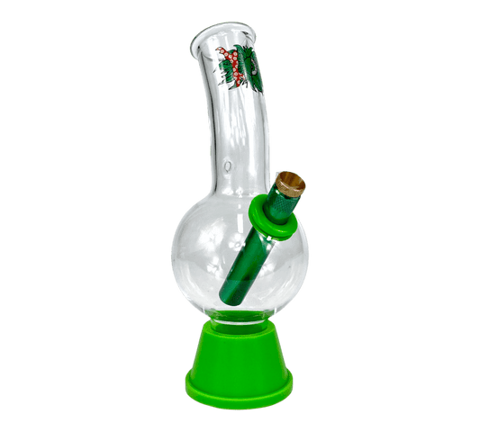 Lazy Eye Bonza Bong 20cm Green - The Bong Baron